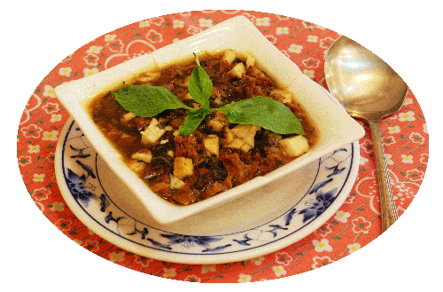 福菜悶碎肉・中平素食之家